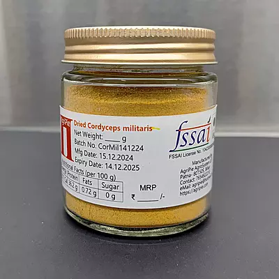 Premium Cordyceps Militaris Keeda Jadi Mushroom Powder Premium Cordyceps Militaris Keeda Jadi Mushroom Powder
